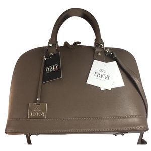 Trevi speedy handmade in Italy top zip satchel bag